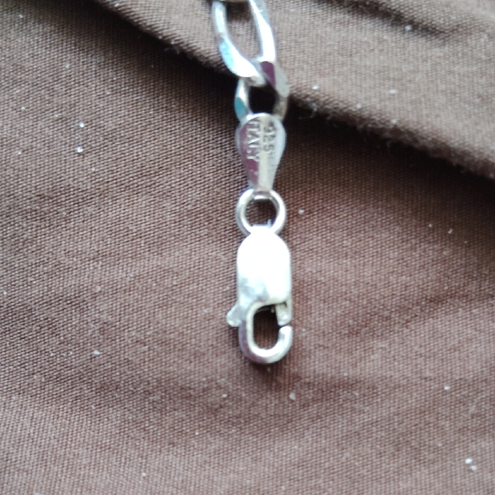 Genuine Silver Chain Bracelet - Picture 3 of 6